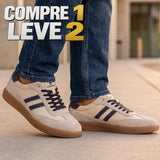(Compre 1 Leve 2) Tênis Milano Suede™ - Design Italiano e Acabamento de Luxo
