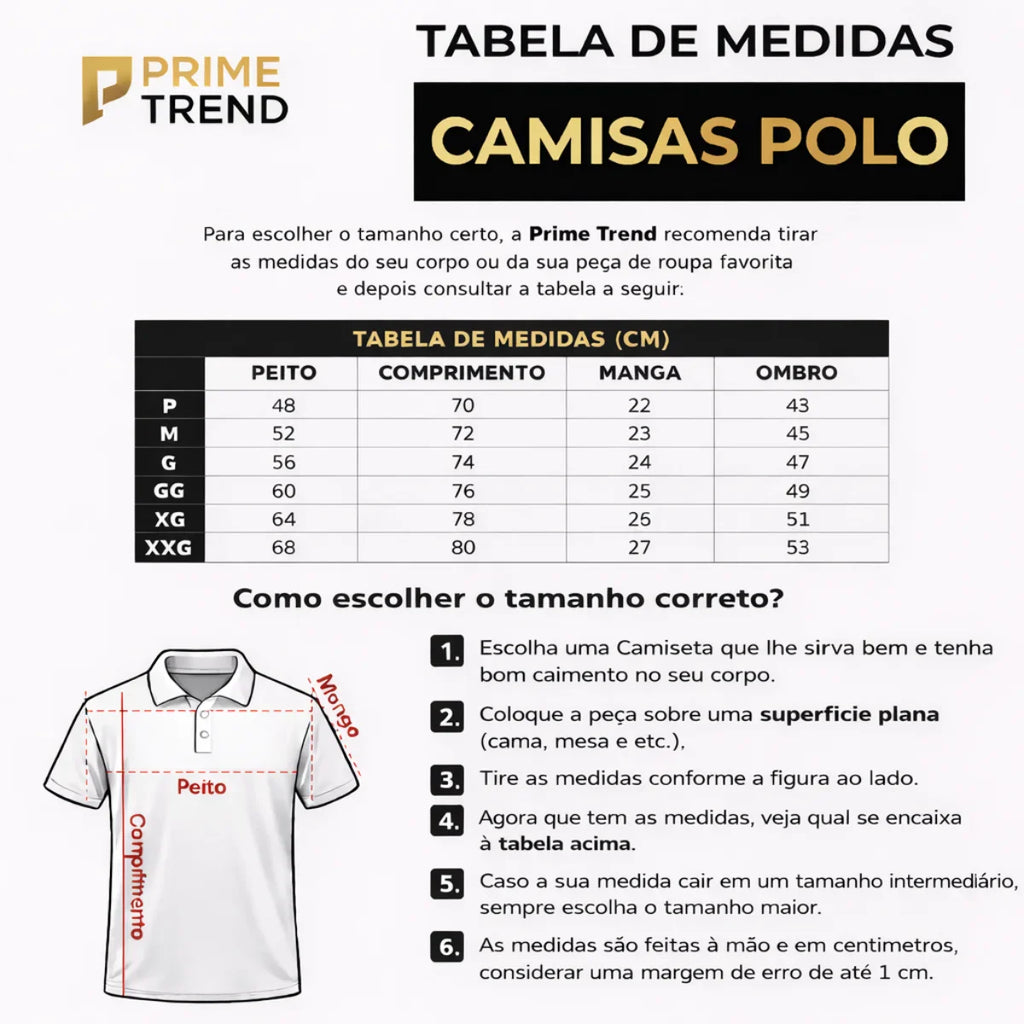 Kit Camisa Polo Monte Carlo - Compre 1 Leve 2